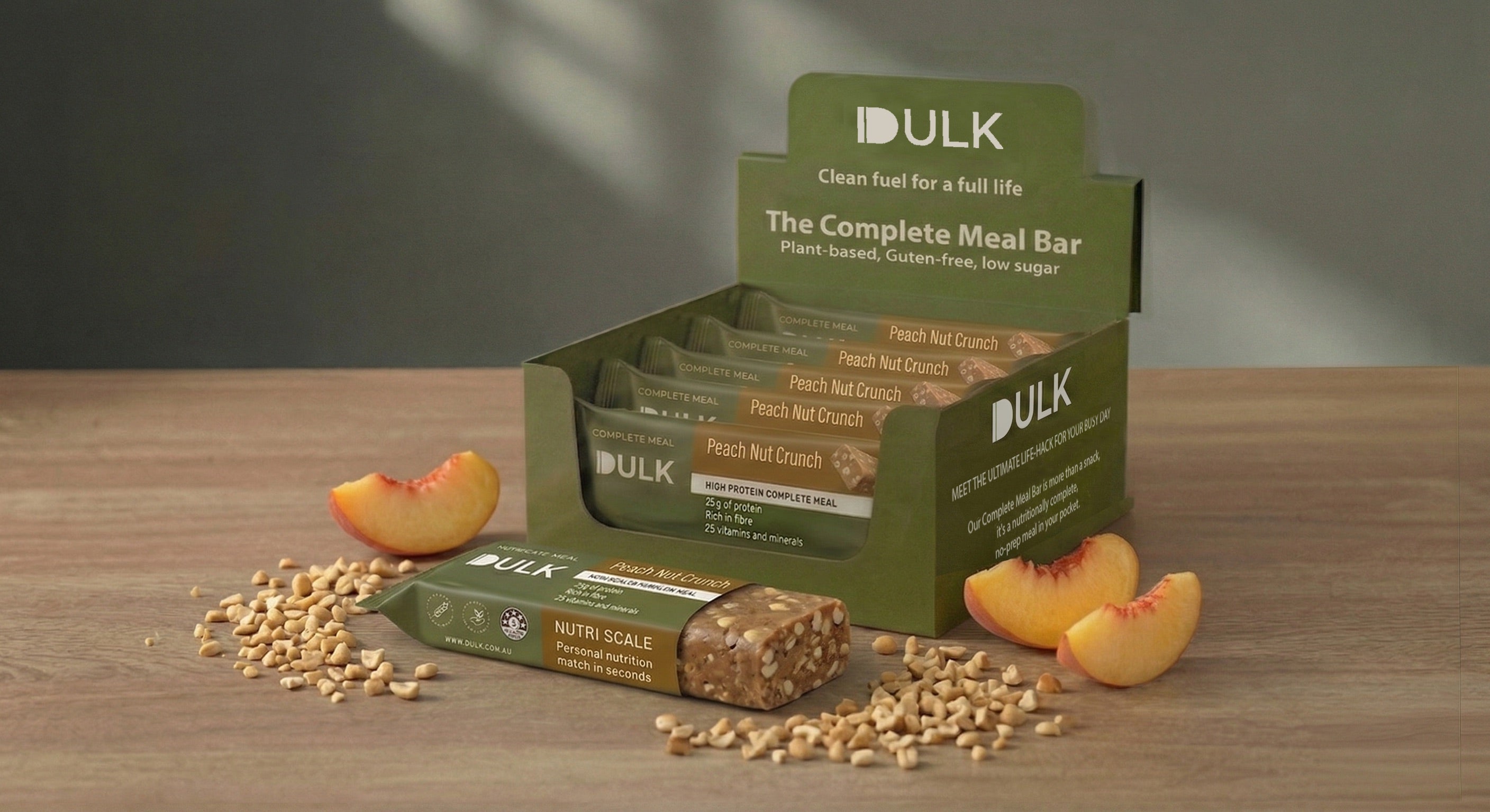 Peach Nut Crunch Complete Meal Bar